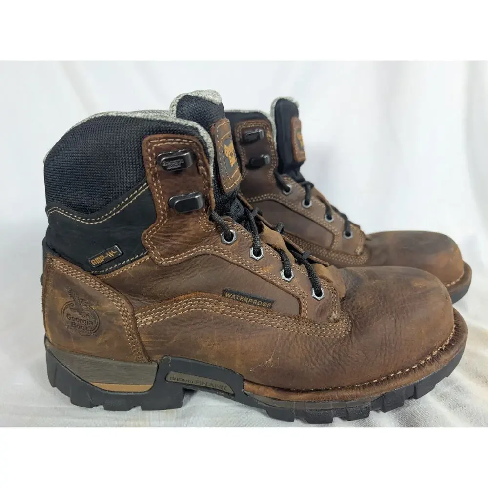 Georgia Boot Mens 9.5M Eagle One Waterproof Work Boots GB00312